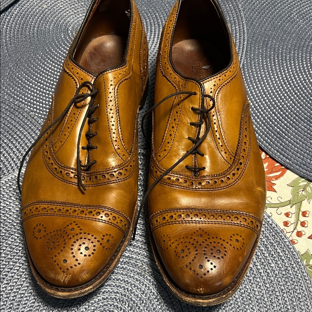 Allen Edmonds Tan Leather Oxfords